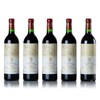 View full screen - View 1 of Lot 507. Château Mouton Rothschild 1993 (5 BT).