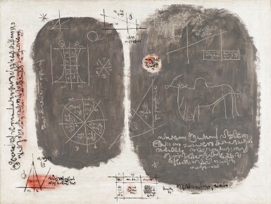 View full screen - View 1 of Lot 324. Untitled (Words and Symbols).