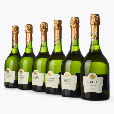 View full screen - View 1 of Lot 551. Taittinger, Comtes de Champagne, Blanc de Blancs 2002 (12 BT).