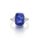 Sapphire and Diamond Ring