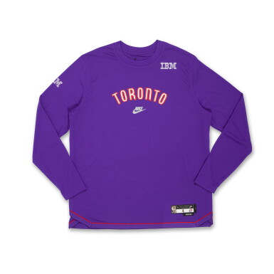View full screen - View 1 of Lot 146. Scottie Barnes Toronto Raptors 2024-2025 Classic Edition Warmup Set.