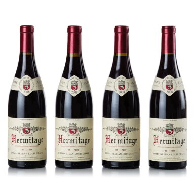 View full screen - View 1 of Lot 209. Hermitage 2008 Jean-Louis Chave (4 BT).