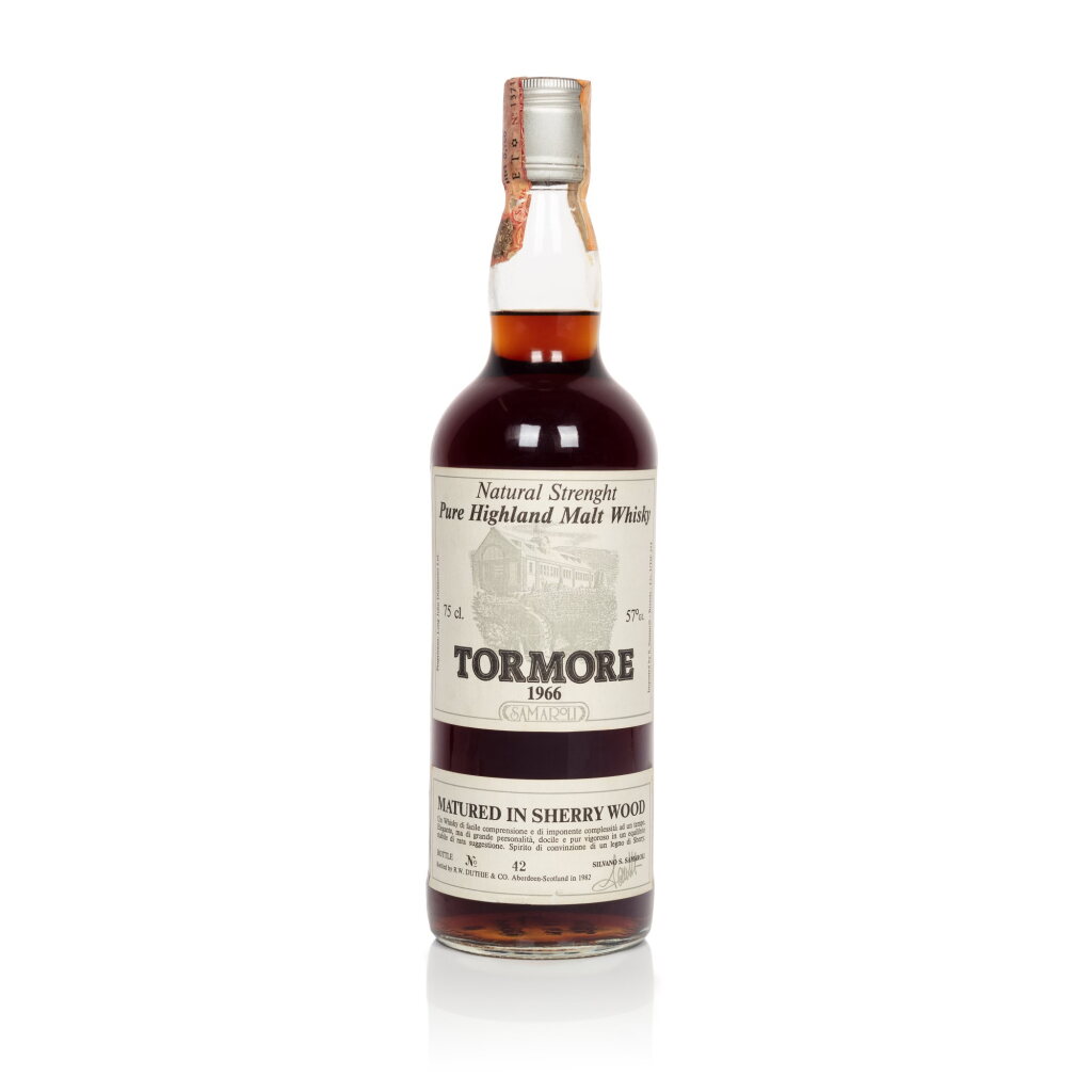 View full screen - View 1 of Lot 109. Tormore Samaroli 57.0 abv 1966 (1 BT75).