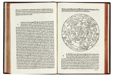 View full screen - View 1 of Lot 143. Avienus, Arati phaenomena, Venice, 1488, modern calf.