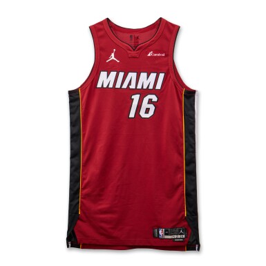 View full screen - View 1 of Lot 167. Caleb Martin Miami Heat 2024 NBA Playoffs Eastern Conference Round 1 Game Worn Statement Edition Jersey | Game 1.