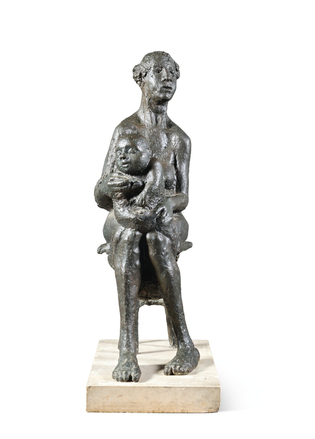 View full screen - View 1 of Lot 161. RALPH BROWN, R.A. | MOTHER AND CHILD.