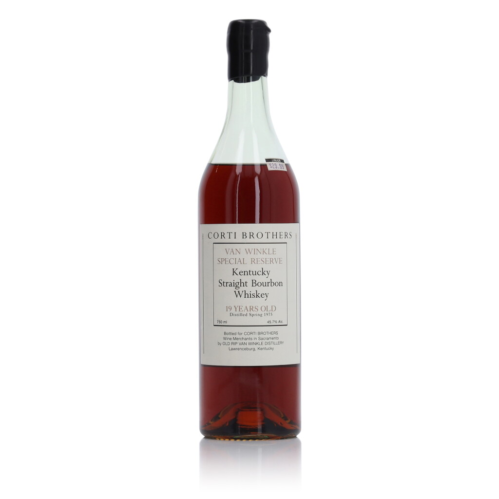 View full screen - View 1 of Lot 335. Van Winkle 19 Year Old Special Reserve Corti Brothers 45.7 abv 1975 (1 Bottle 75cl).