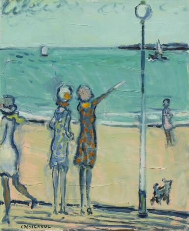 View full screen - View 1 of Lot 452. Les Planches de Trouville.