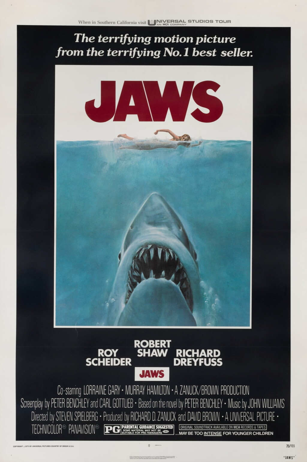 View full screen - View 1 of Lot 61. Jaws (1975).