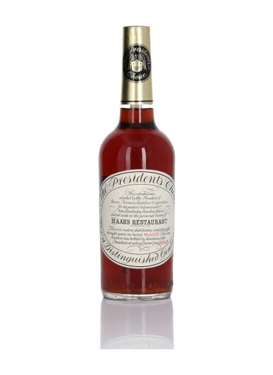View full screen - View 1 of Lot 274. The President's Choice Private Barrel Select 8 Year Old 112.8 Proof 1970 (1 Bottle 4/5 Quart).