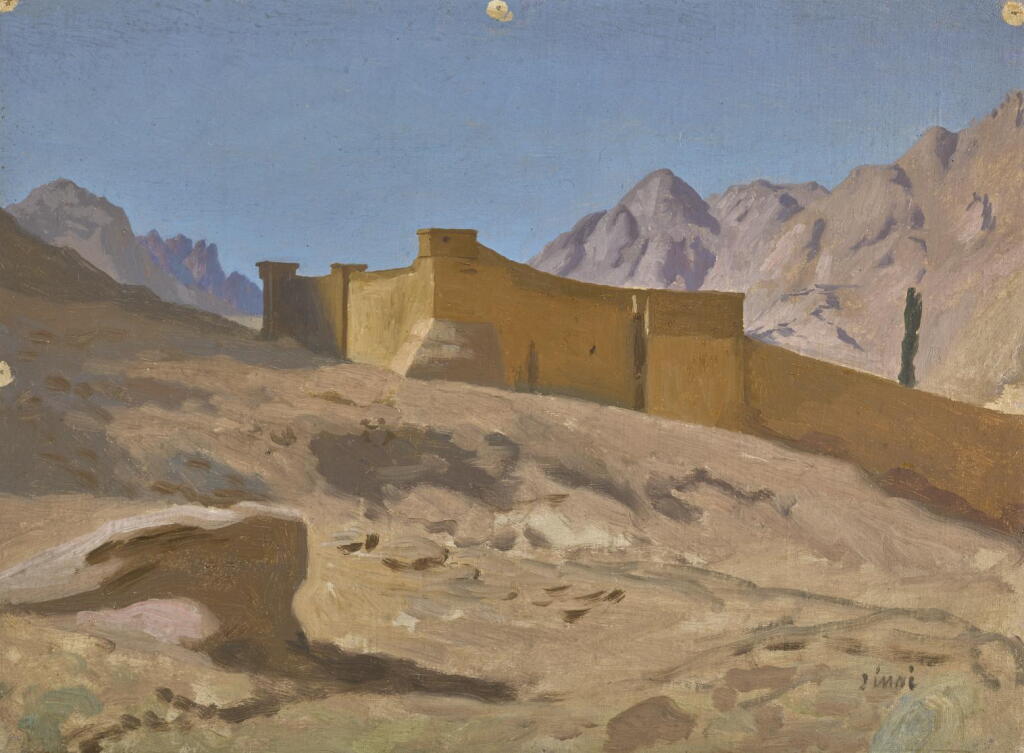 View full screen - View 1 of Lot 29. JEAN-LÉON GÉRÔME | Le monastère de Sainte-Catherine.