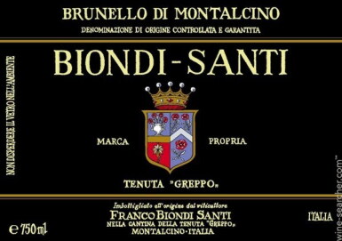 View full screen - View 1 of Lot 1786. Brunello di Montalcino, Riserva 2013 Biondi-Santi (2 BT) .