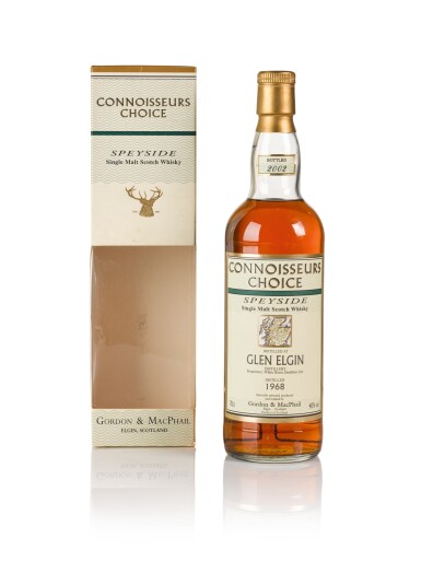 View full screen - View 1 of Lot 186. Glen Elgin Gordon & MacPhail Connoisseurs Choice 40.0 abv 1968 .