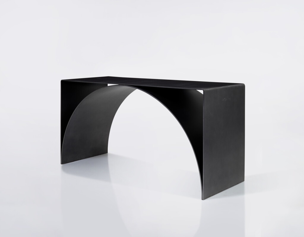 View full screen - View 1 of Lot 79. Scott Burton, "Arch Plate" Table.