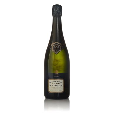 View full screen - View 1 of Lot 529. Bollinger Grande Année 1996 (1 BT).