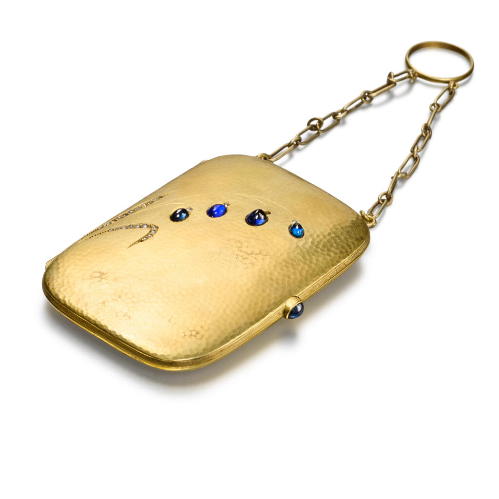 View full screen - View 1 of Lot 1041. A jewelled gold card case, 20th century.