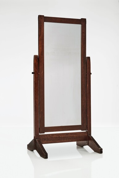View full screen - View 1 of Lot 227. A Rare Cheval Mirror.