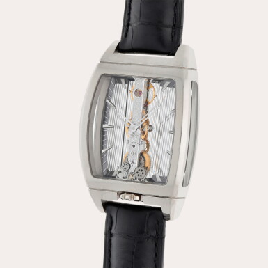 View full screen - View 1 of Lot 413. Golden Bridge, Reference 113.165.59/0001 GL10G | A white gold skeletonized wristwatch | Circa 2013.