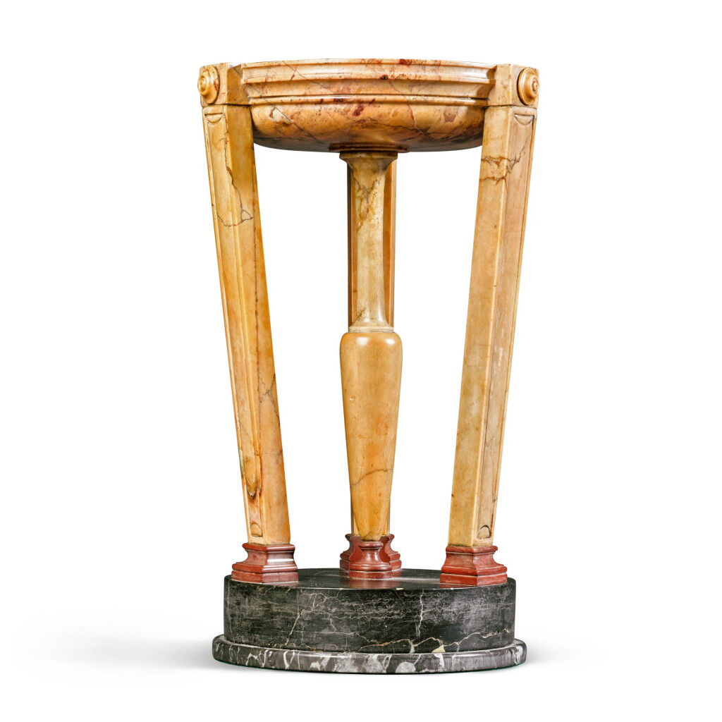 View full screen - View 1 of Lot 42. An Italian giallo and rosso antico athenienne, mid-19th century.