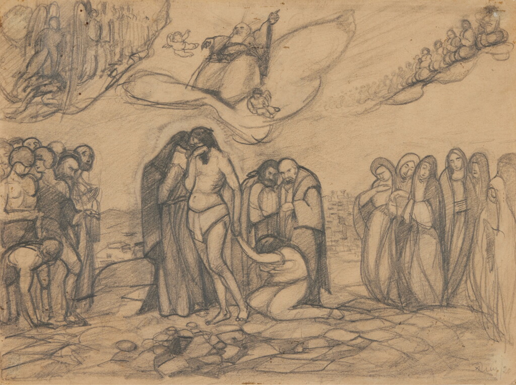 View full screen - View 1 of Lot 675. Escena de Cristo.