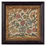 Charles II Needlework Picture, Third Quarter 17th Century