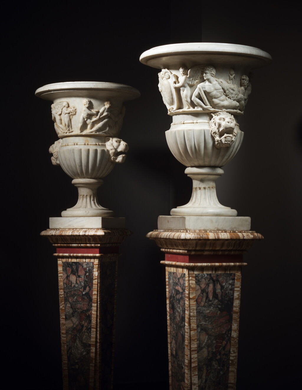 View full screen - View 1 of Lot 26. Pair of Urns.