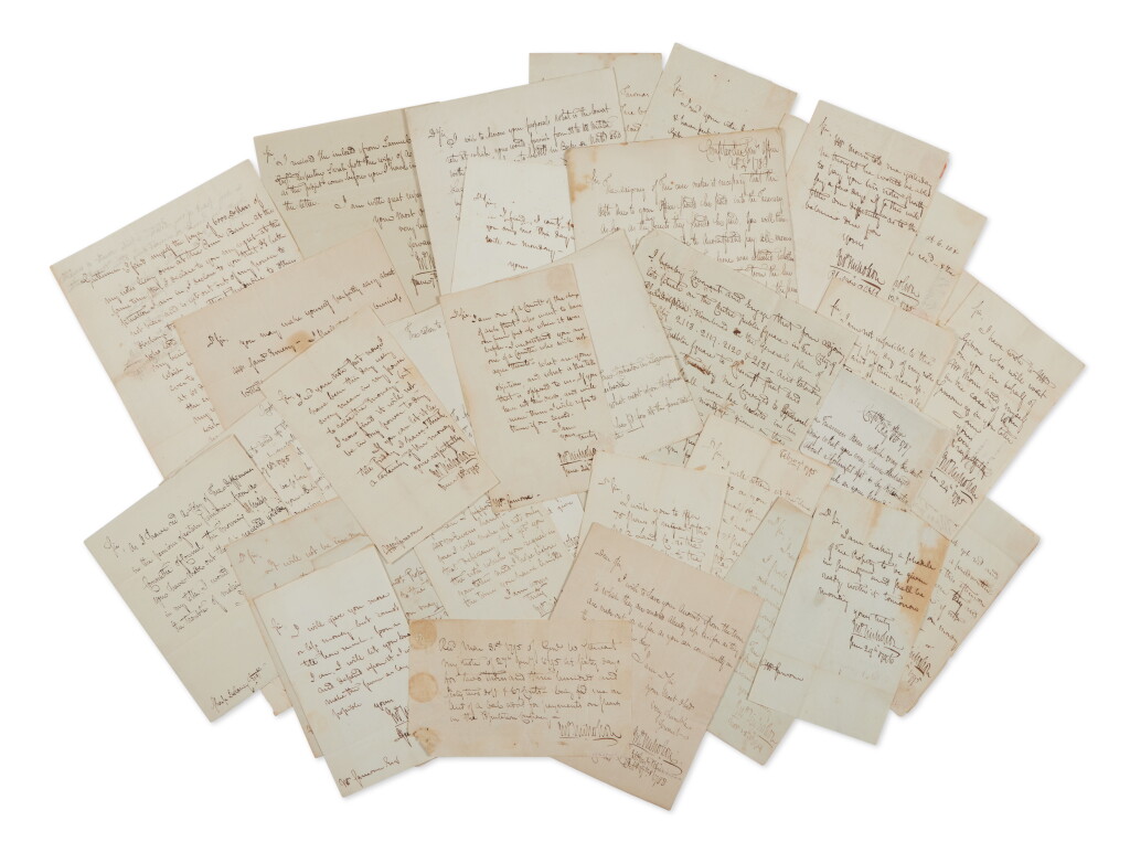 View full screen - View 1 of Lot 1150. Nicholson, John | A reckless land speculator in eighteenth-century America.