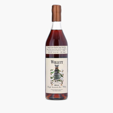 View full screen - View 1 of Lot 2253. Willett Family Estate Single Barrel Rye #1372 25 Year Old 94 Proof 1983 (1 Bottle 75cl).