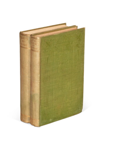 View full screen - View 1 of Lot 404. W.B. Yeats | Later Poems and Plays in Prose and Verse, London, 1922, first editions, 2 companion vols, both inscribed.