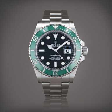 View full screen - View 1 of Lot 401. Submariner 'Starbucks', reference 126610LV Montre bracelet en acier avec date | Stainless steel wristwatch with date and bracelet Vers 2020 | Circa 2020.