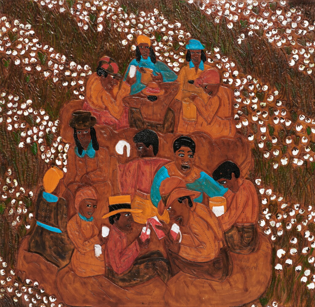 View full screen - View 1 of Lot 1216. Dinnertime in the Cottonfield.