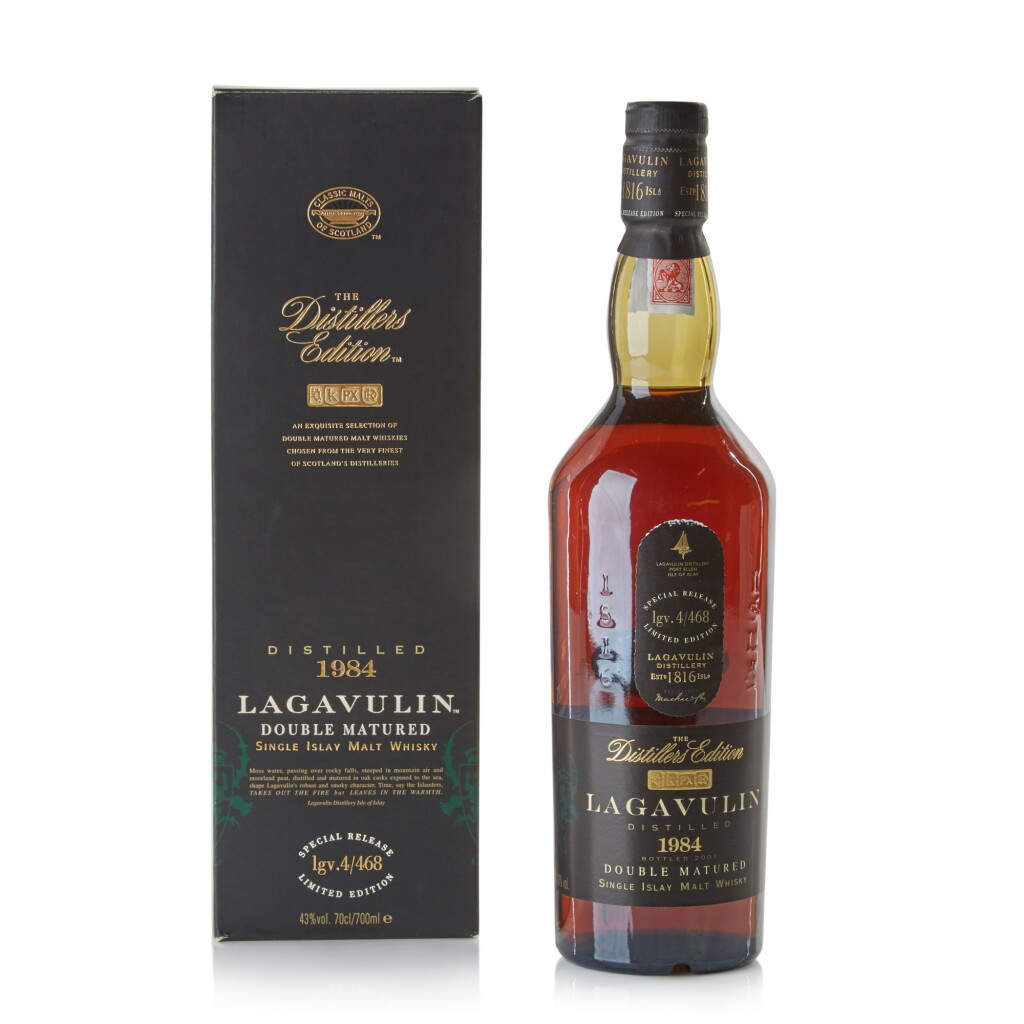 View full screen - View 1 of Lot 112. Lagavulin Distiller’s Edition 43.0 abv 1984 .