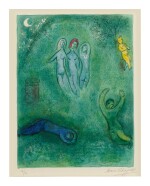 MARC CHAGALL | DAPHNIS'S DREAM AND THE NYMPHS (M. 325; SEE C. BKS. 46)