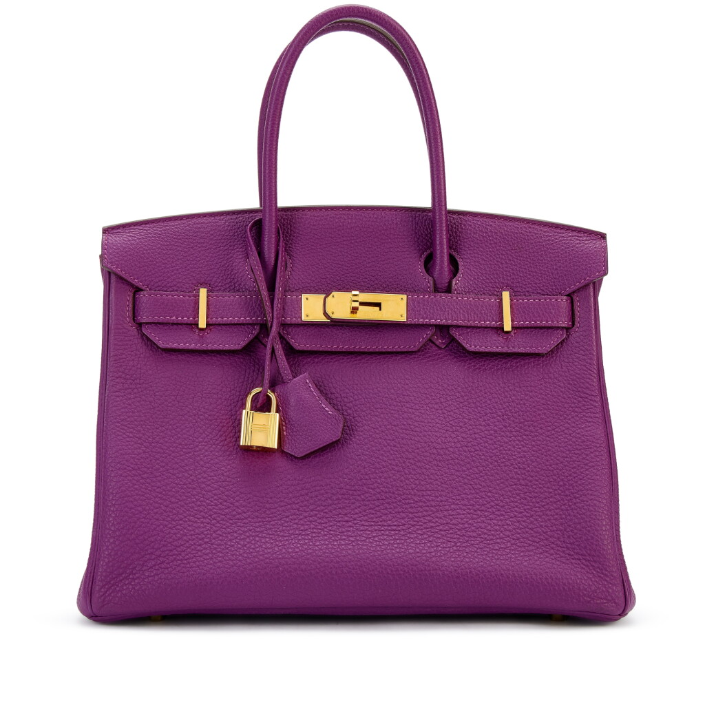 View full screen - View 1 of Lot 9706. Anemone Togo Birkin 30 Gold Hardware, 2014.