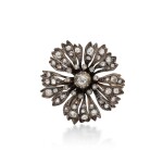 Diamond brooch, 1890s