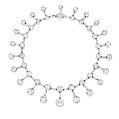 View full screen - View 1 of Lot 42. Cartier | Diamond Necklace, France.