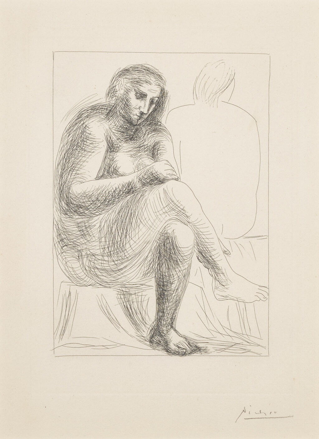 View full screen - View 1 of Lot 101. Au bain, from La Suite Vollard (B. 136; Ba. 201).