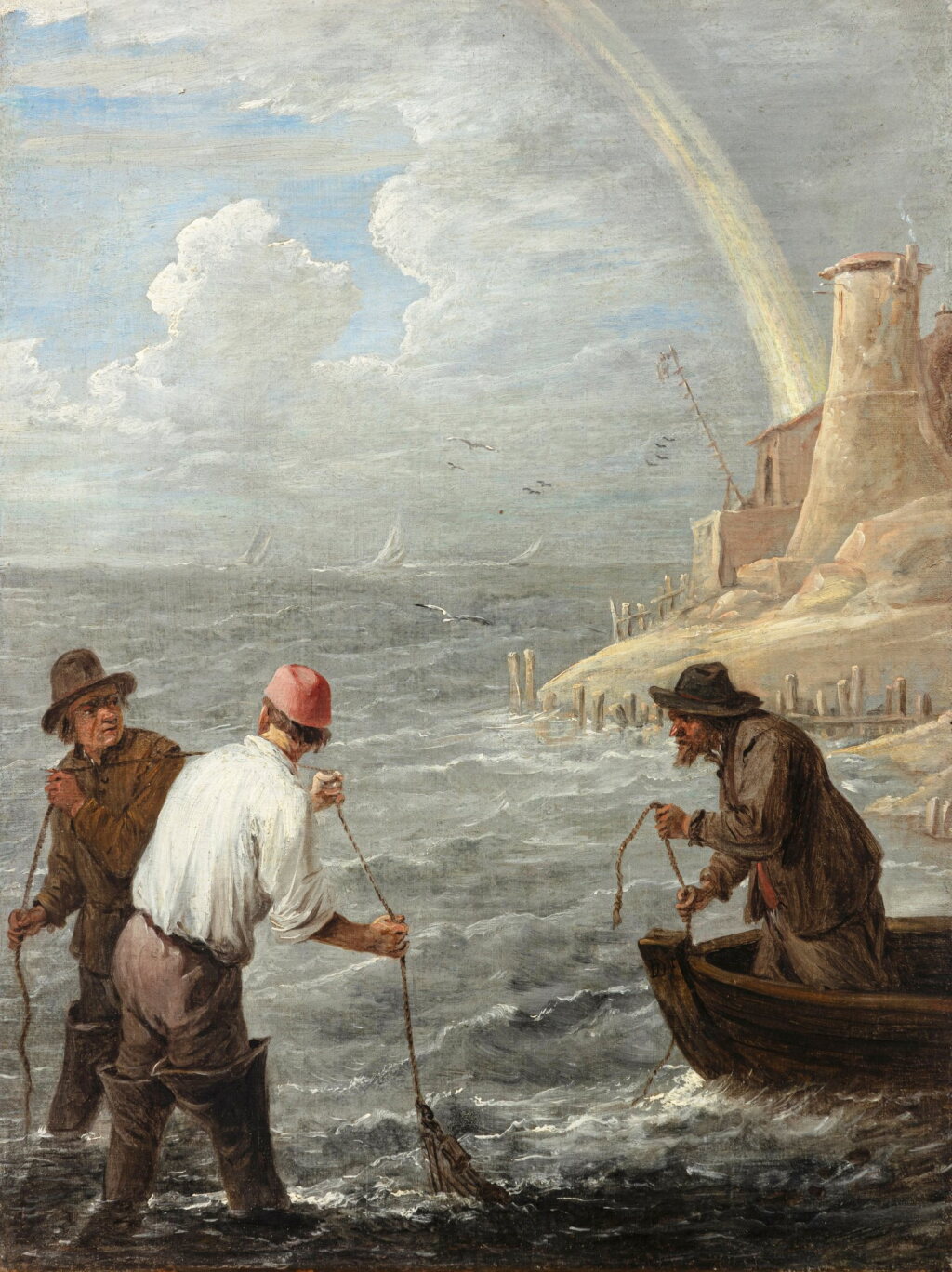 View full screen - View 1 of Lot 16. Fisher men.