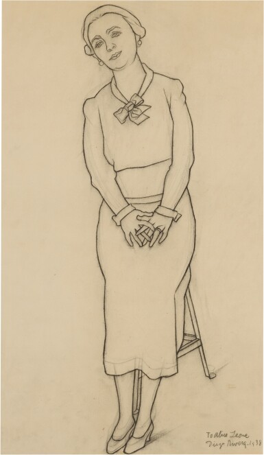 View full screen - View 1 of Lot 44. Retrato de Alice-Leone Moats.