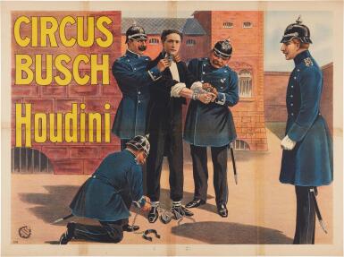 View full screen - View 1 of Lot 337. Houdini, Harry (Erik Weisz) | Houdini again encounters the German police.