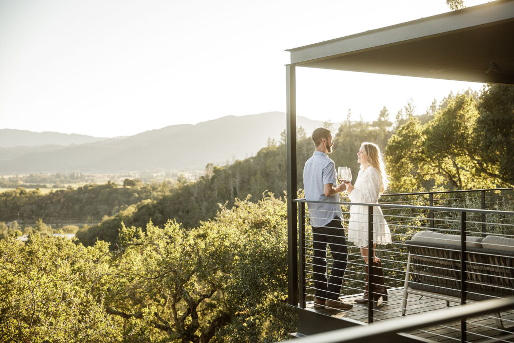 View full screen - View 1 of Lot 10. Chimney Rock Winery and Rutherford Hill Winery | Vineyard & Views .