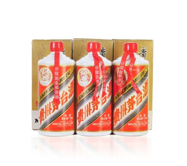 1983-1985年产 “大飞天”贵州茅台酒 Kweichow Flying Fairy Moutai circa 1983-1985 (3 x 540ml)