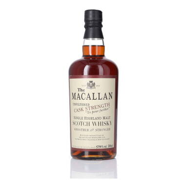 View full screen - View 1 of Lot 32. The Macallan Cask Strength 57.4 abv 1990 (1 BT 50cl).