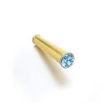 Gold, aquamarine and diamond parasol handle, circa 1916