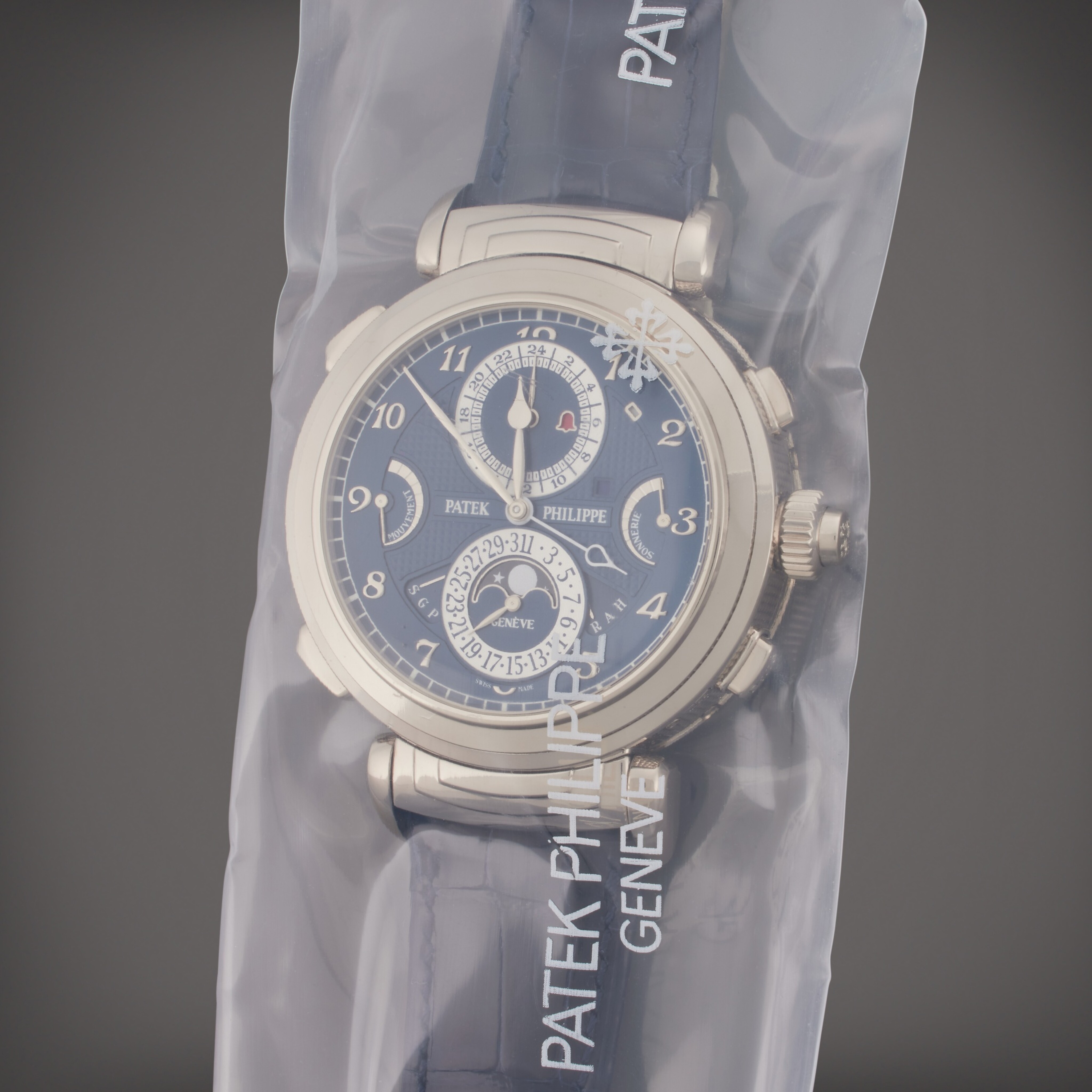 Sotheby's auction watch Stallone Patek Philippe Ref. 6300G-010 Grandmaster Chime Sotheby's auction watch Stallone Patek Philippe Ref. 6300G-010 Grandmaster Chime