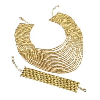 View full screen - View 1 of Lot 283. GOLD DEMI-PARURE.
