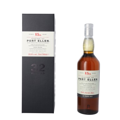 View full screen - View 1 of Lot 90. Port Ellen Fifteenth Annual Release 32 Year Old 53.9 abv 1983 (1 BT70).