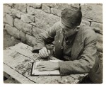 Robert Capa, Photos of Evans Carlson in China, circa 1937 | 罗伯特•卡帕 埃文斯•卡尔逊先生照片三张 摄于中国 约1937年