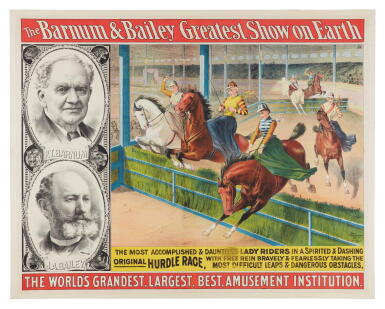 View full screen - View 1 of Lot 55. Barnum & Bailey Circus | With a bonus glimpse of the Barnum & Bailey menagerie.