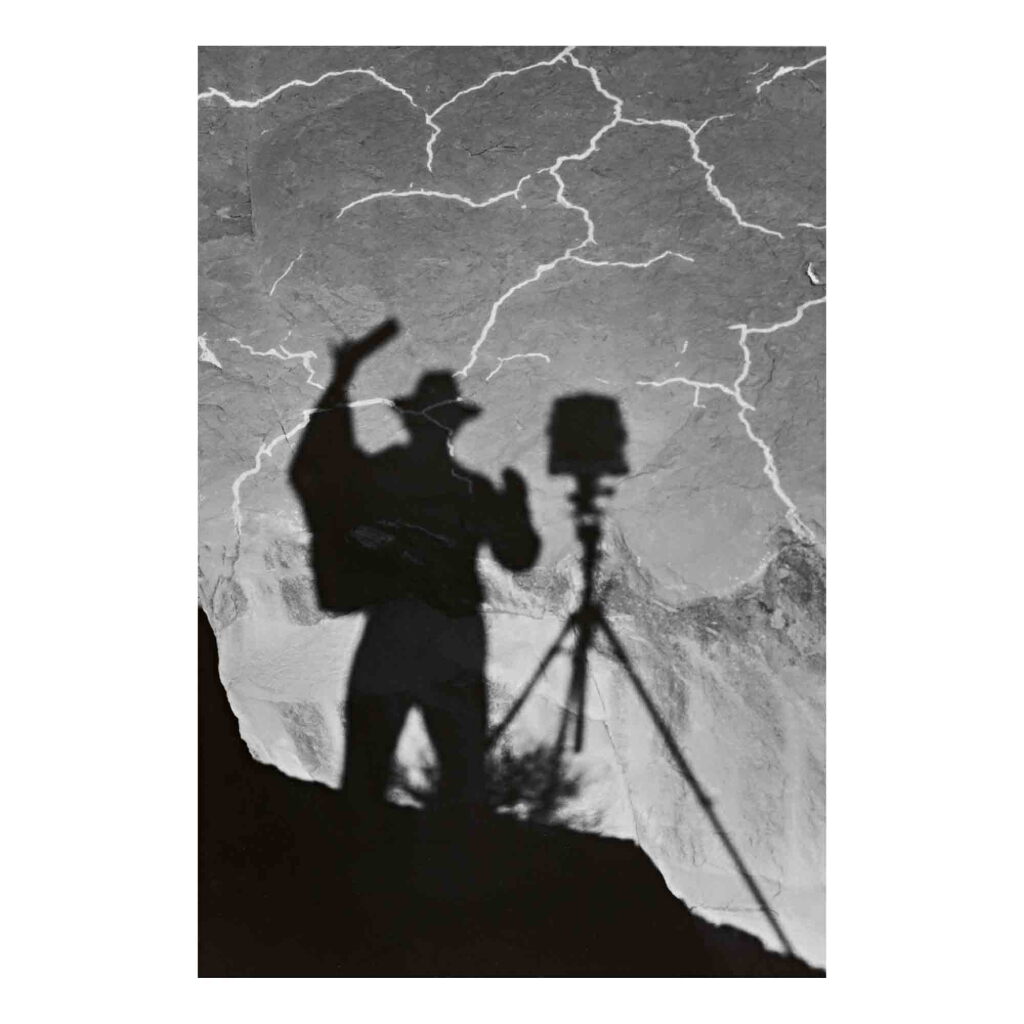 View full screen - View 1 of Lot 123. 'Self-Portrait, Monument Valley, Utah'.